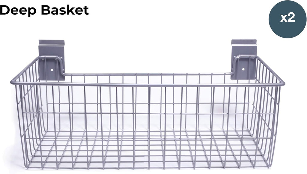 24" x 12" Deep Wire Basket 2 Pack Q5790