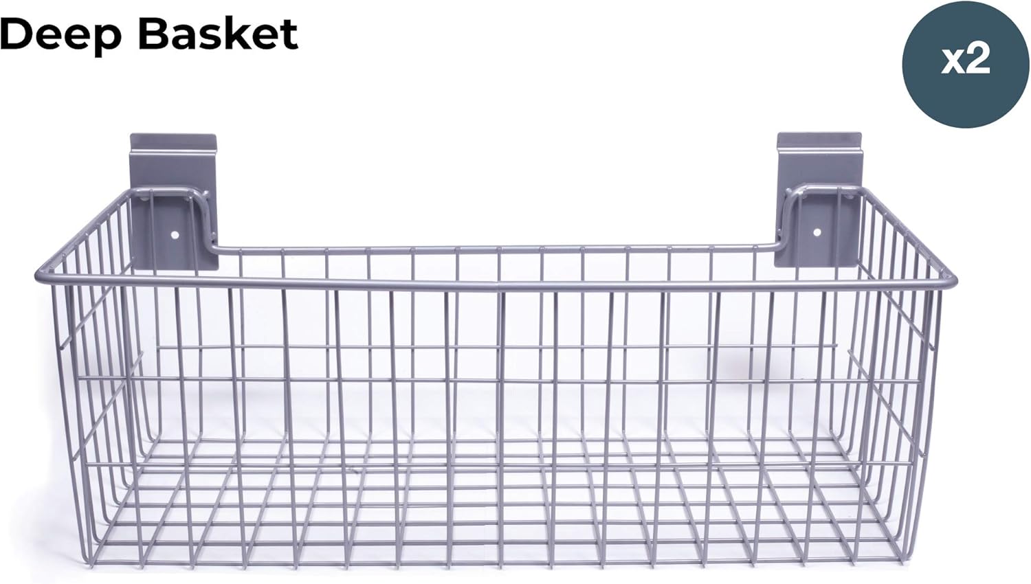 24" x 12" Deep Wire Basket 2 Pack Q5790
