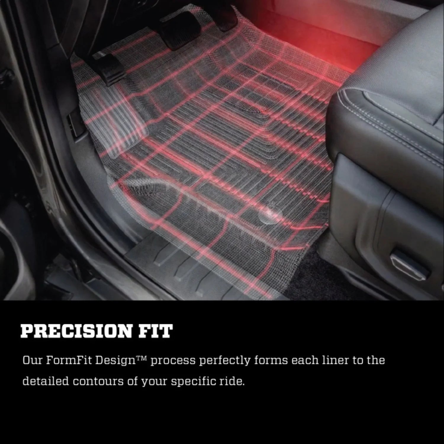 Black 2nd Seat Floor Liner Q70200
