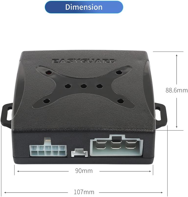 PKE Passive Keyless Entry Car Alarm System Push Start Button Remote Start Starter DC12V I537765