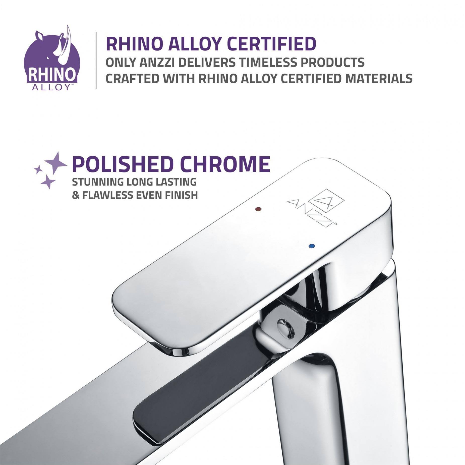 Polished Chrome Single Hole Single-Handle Bathroom Sink Faucet Q1845