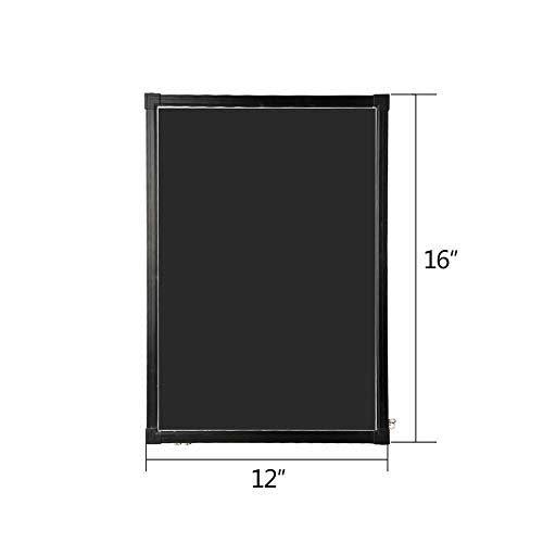 16 inch x 12 inch LED Message Writing Board with 8 Fluorescent Markers S306