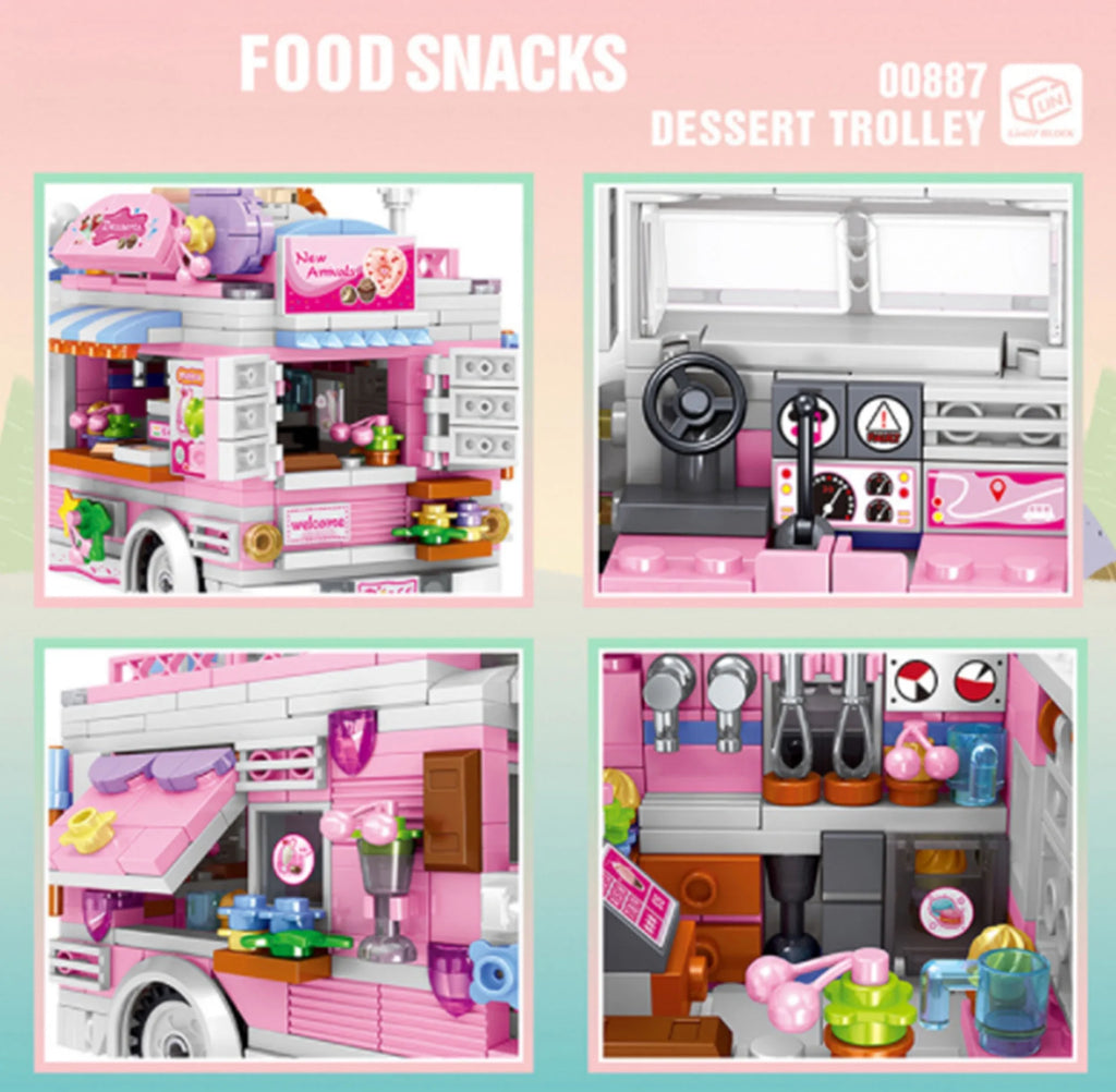 Dessert Car Building Blocks 590 Blocks F35491