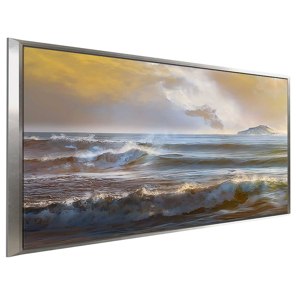 Yellow Canvas in Floating Frame C291