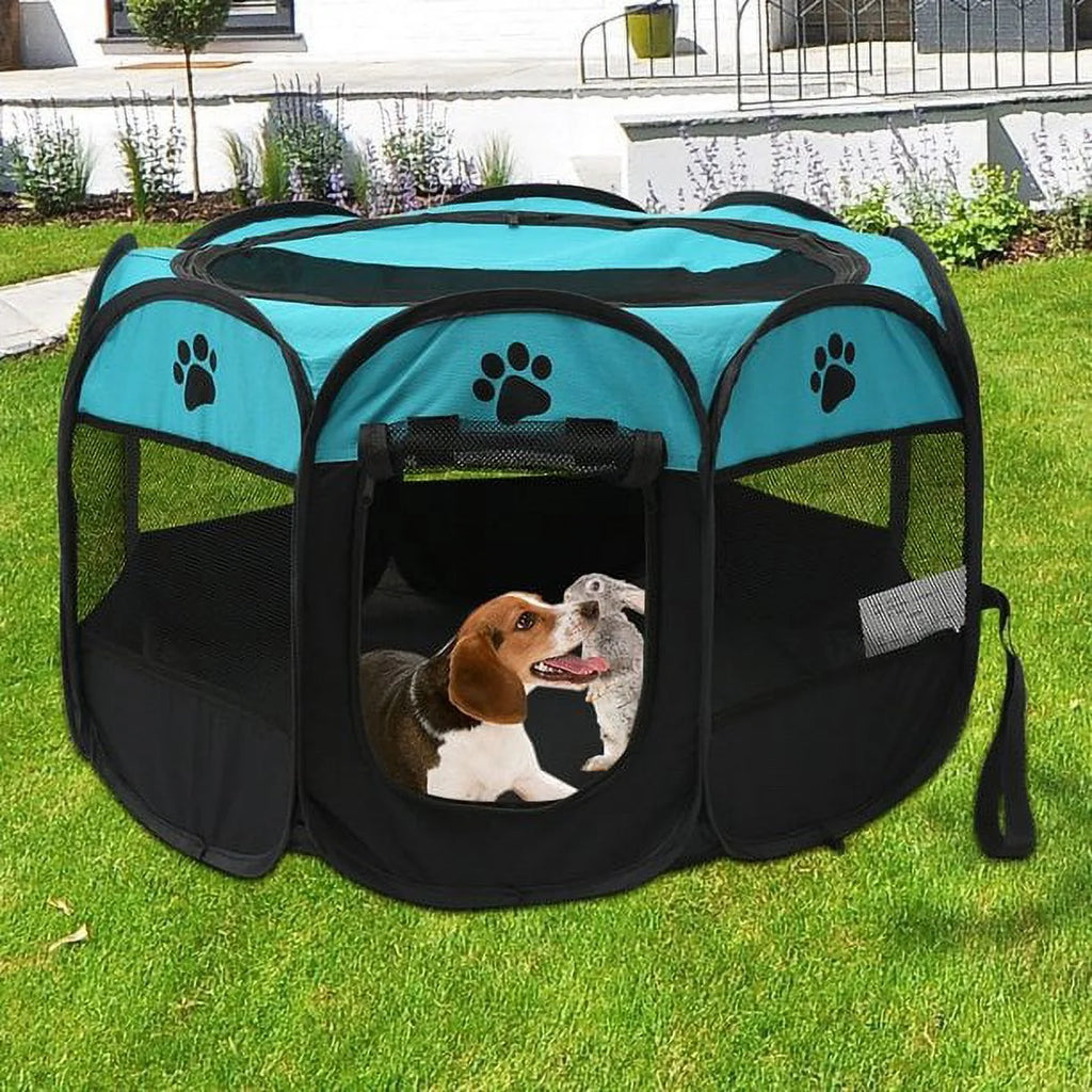 Portable Puppy Pet Tent Play Pen Folding Kennel O56286