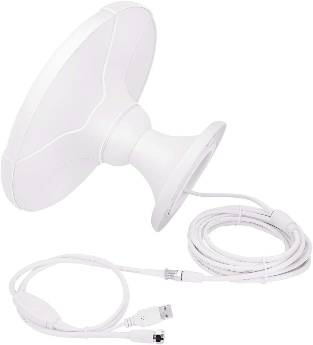 Amplified Digital HD TV Antenna with 16ft Coaxial Cable D306