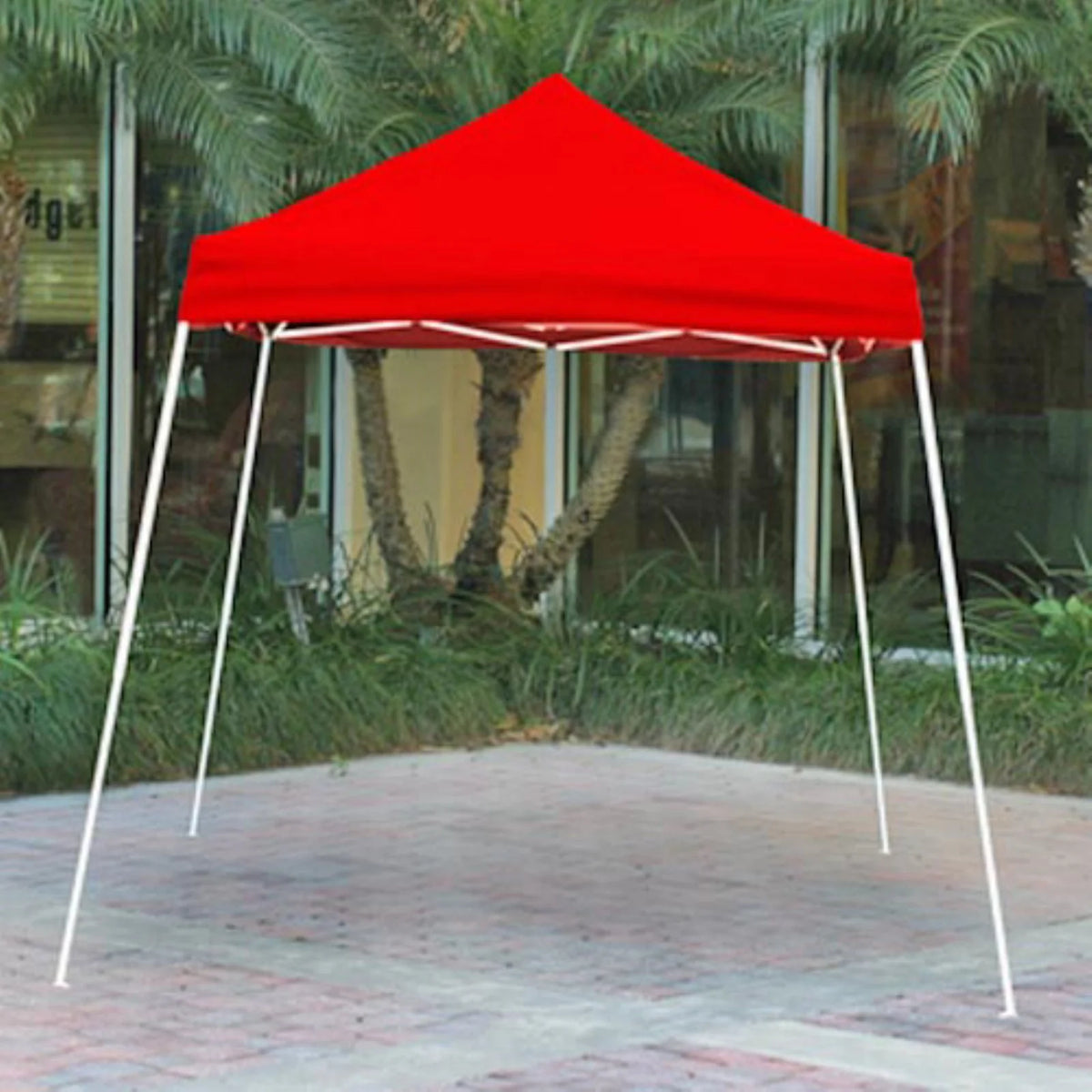 8' x 8' Pop-up Canopy Slant Leg Desert Bronze F58301