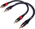 Low Noise 12 Gauge RCA Audio Patch Cable (1 Foot) C590