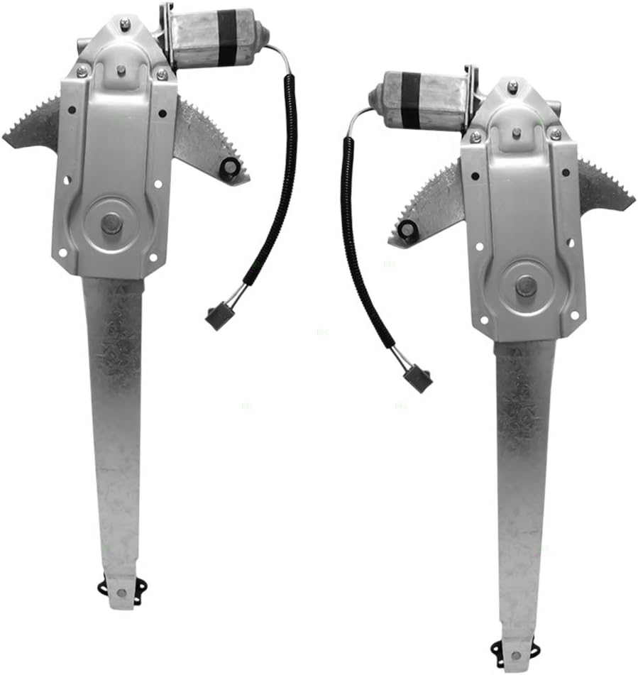 Pair Set Front Power Window Lift Regulators & Motors Assemblies for Ford Bronco Pickup Truck Pack of 2 F3405