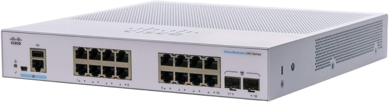 16 Port GE Smart Switch with 2x1G SFP W828074