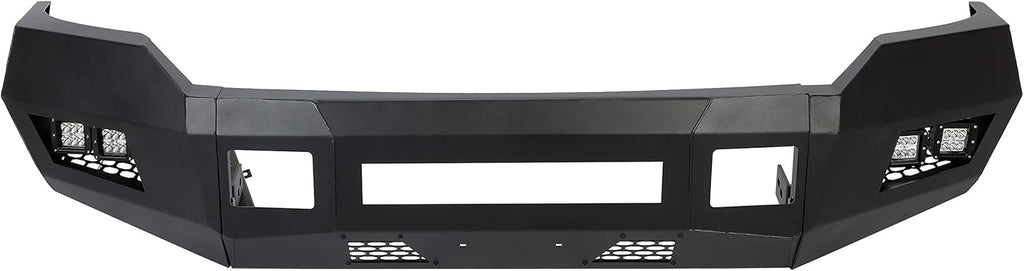 Steel Front Bumper 3 Piece with Cube Lights P491