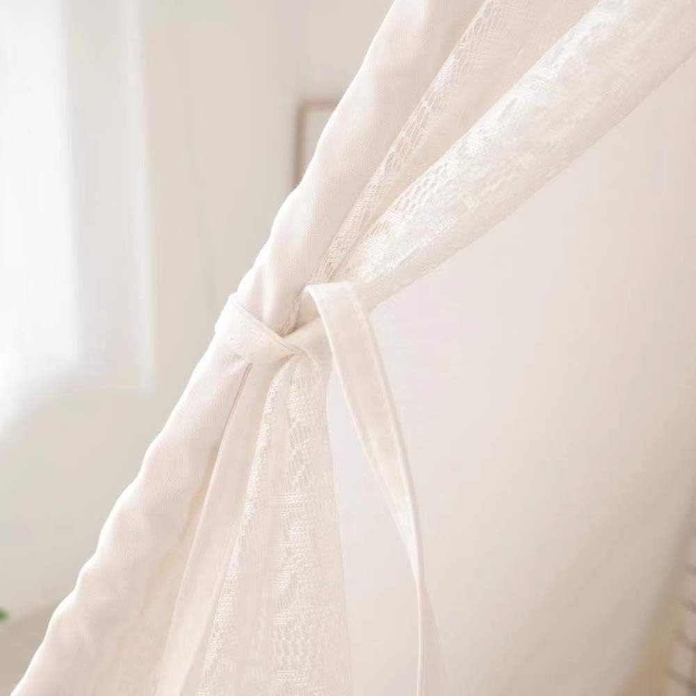 White Lace Cotton Canvas Kids Tent A9137