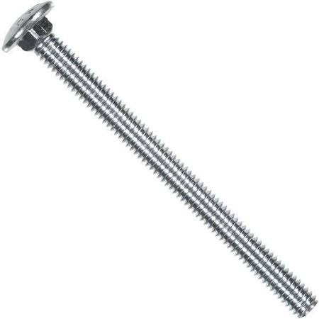 12 Pk 1/4 inch x 3 inch 20 TPI Steel Zinc Plated Carriage Bolt E48985