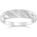 10K White Gold Mens Diamond Ring Z65327