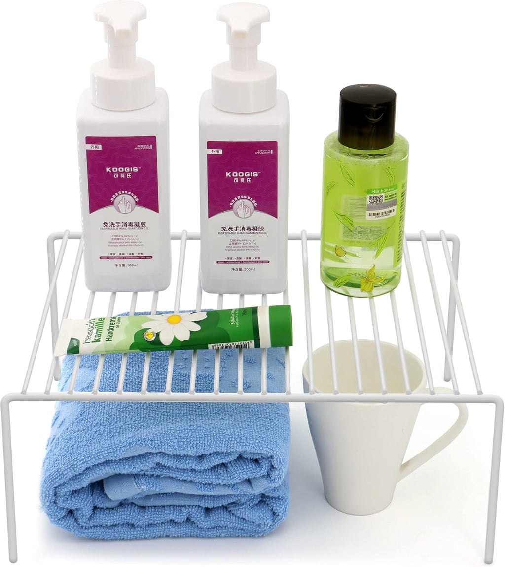 Freezer Cabinet Storage Shelf Rack, Medium (13 x 9.4 Inch) Steel Metal Frame, 1 Pack S174558