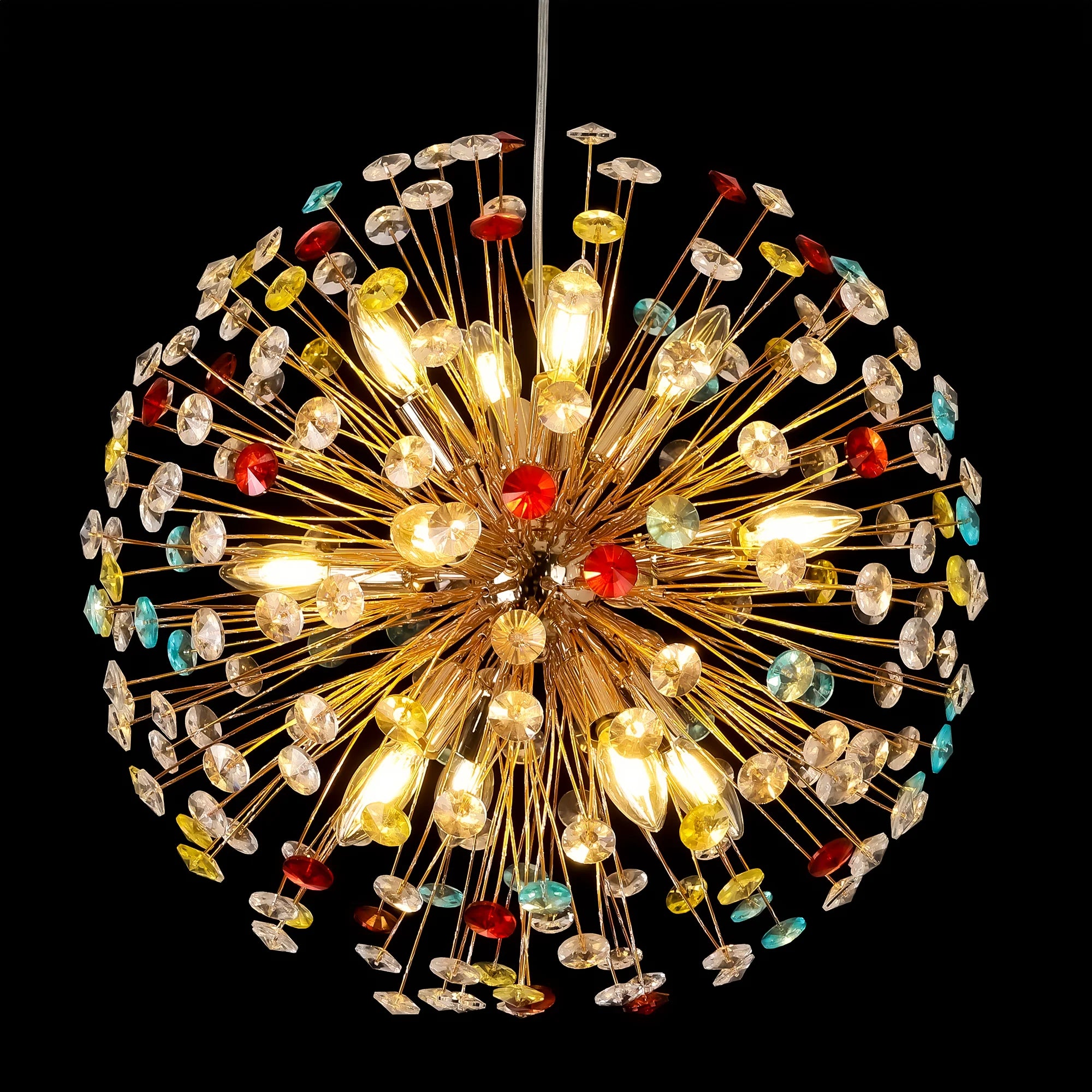 12-Light Linear Crystal Chandelier S9861