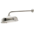 Satin Nickel 10x22 Shower Head with 17x22 Shower Arm T564661