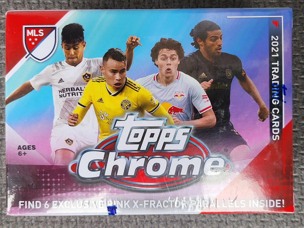 2021 Topps Chrome MLS Soccer Trading Cards Blaster Box N5415