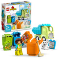Recycling Truck Building Toy Set with 3 Sorting Bins E802