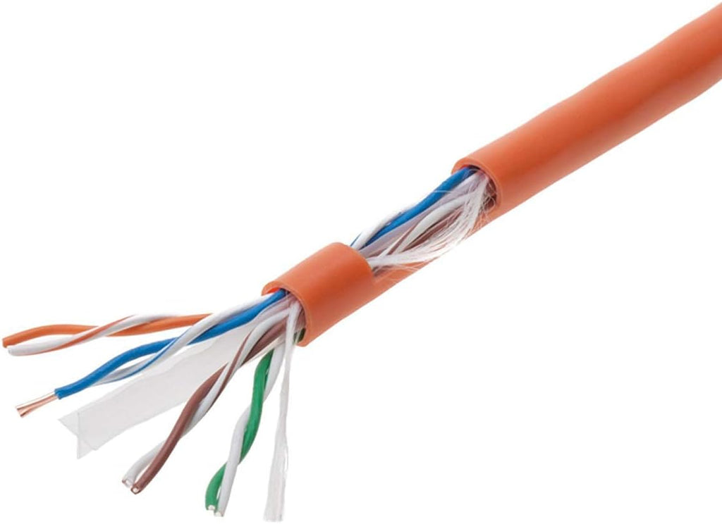 CAT6 1000ft UTP Blue Ethernet Solid Cable 23AWG V475
