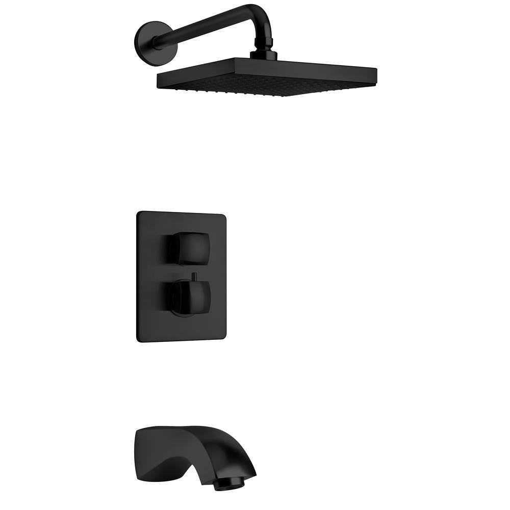 Brushed Nickel 2-Handle Tub and Shower Faucet P89108