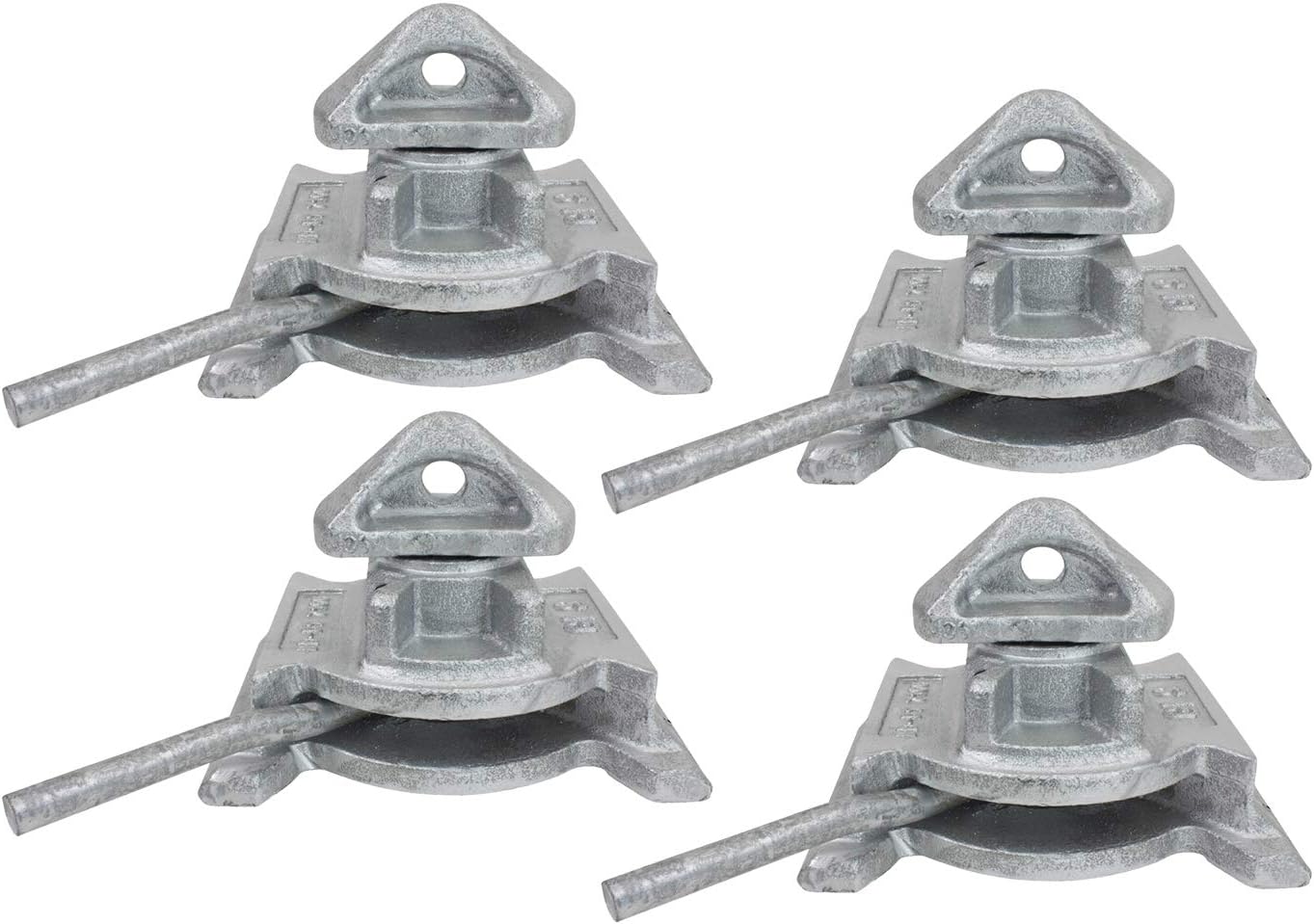 (4 Pack) Sea Rail Shipping Container Manual Base Lock Dovetail F9755