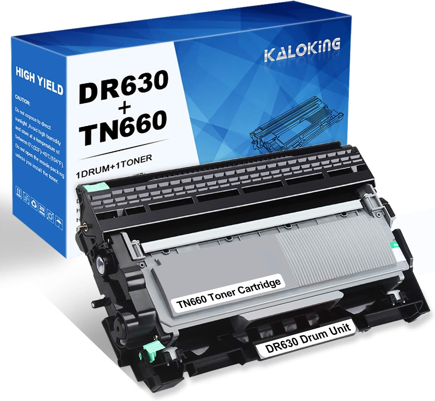 Compatible Drum Unit and Toner Cartridge Pack of 2 for Brother Printer S61014