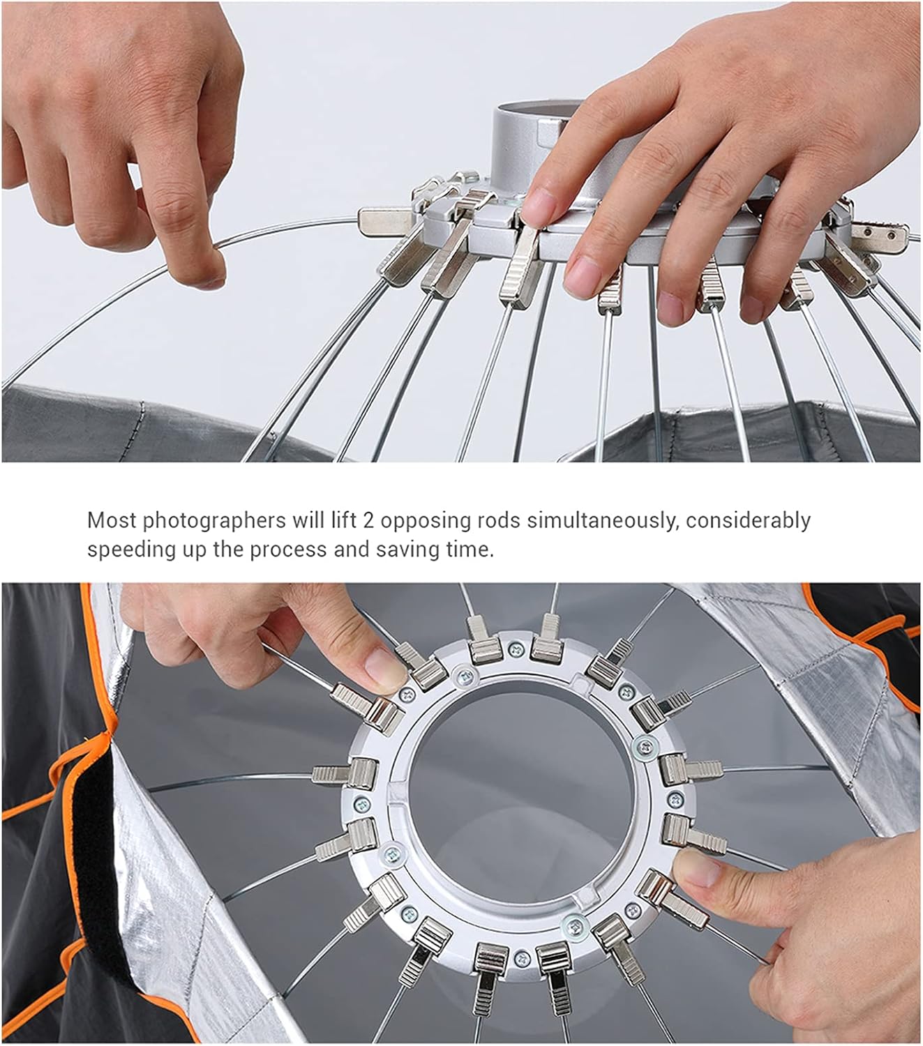 27.5" 70CM Deep Parabolic Softbox for Photo Strobe Studio Flash K370638