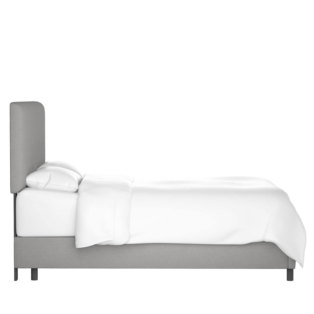 Navy Blue Full Microsuede Bed F309
