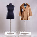 Black Female Large Plus Size 18-20 Mannequin Dress Body Form D89570