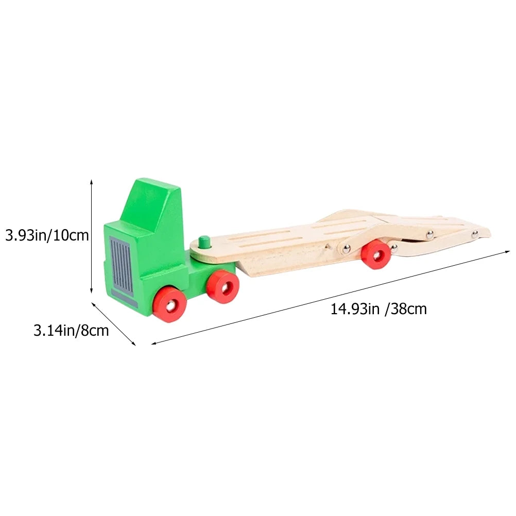 Wooden Kids Car Pickup Truck Figurine J482962