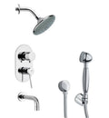 Chrome Tub and Shower Faucet with Handheld Shower B174768