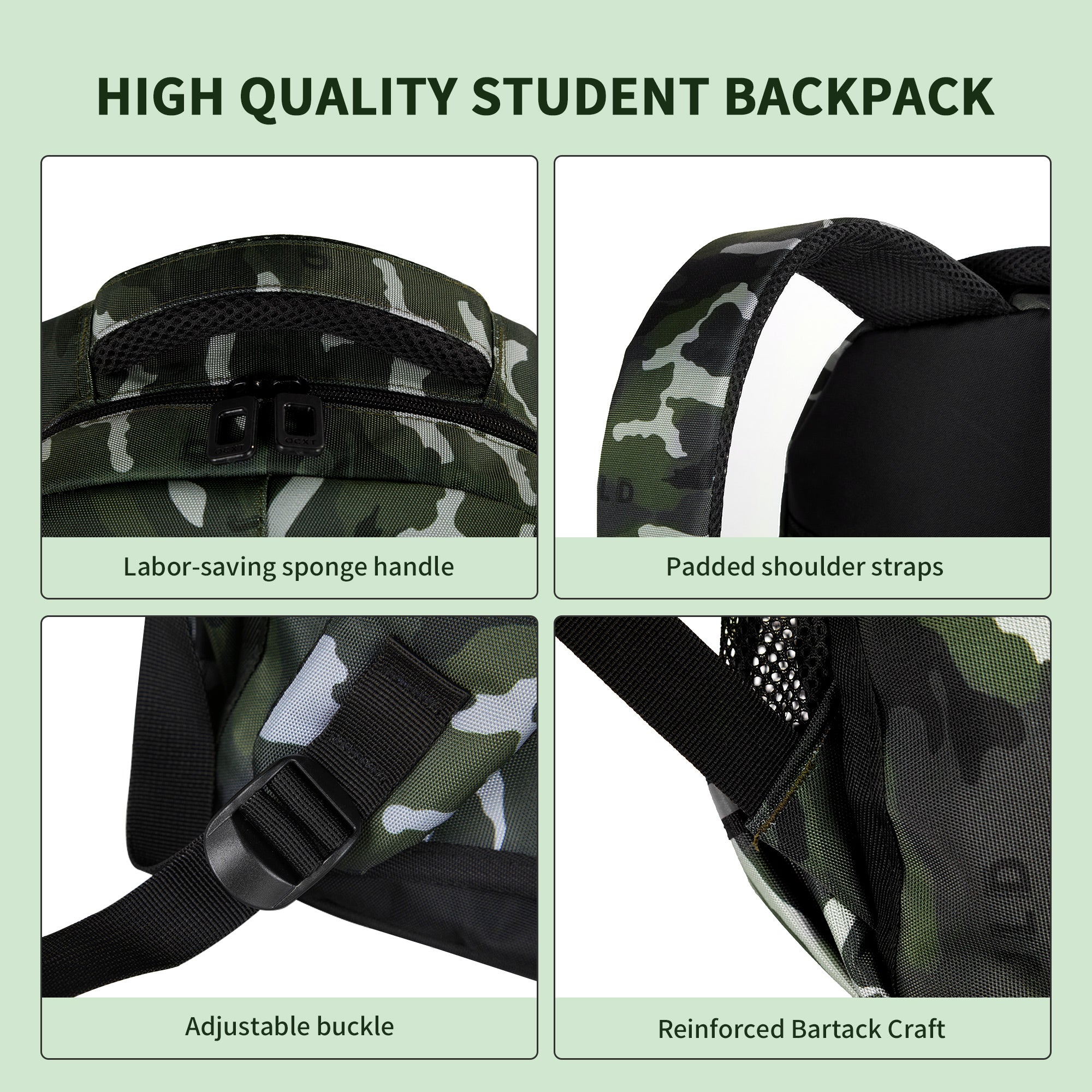 Wheeled Backpack Rolling Daypack Trolley School Bag S501217