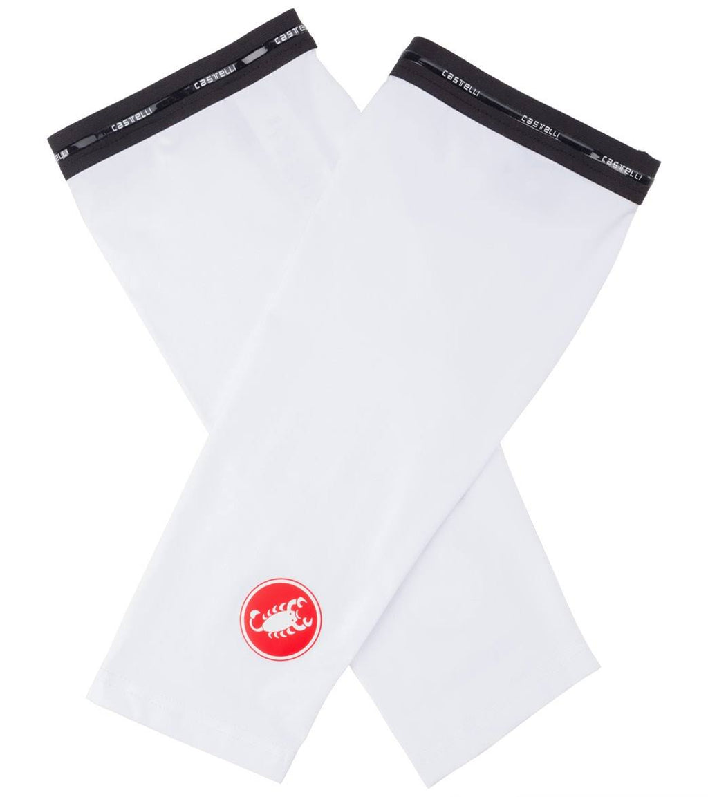White UPF 50+ Light Knee Sleeves Q700