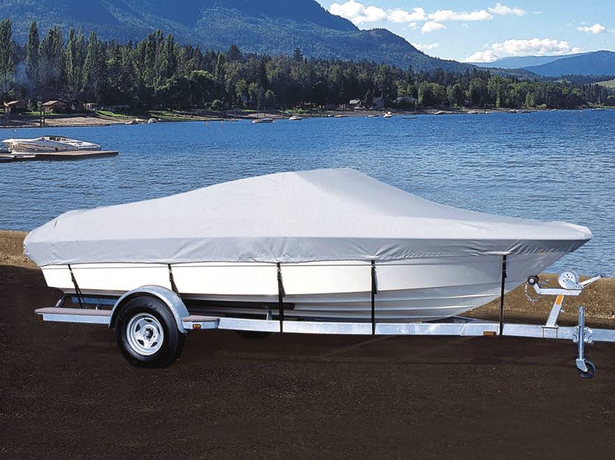Hunter Green Semi Custom Boat Cover S8287
