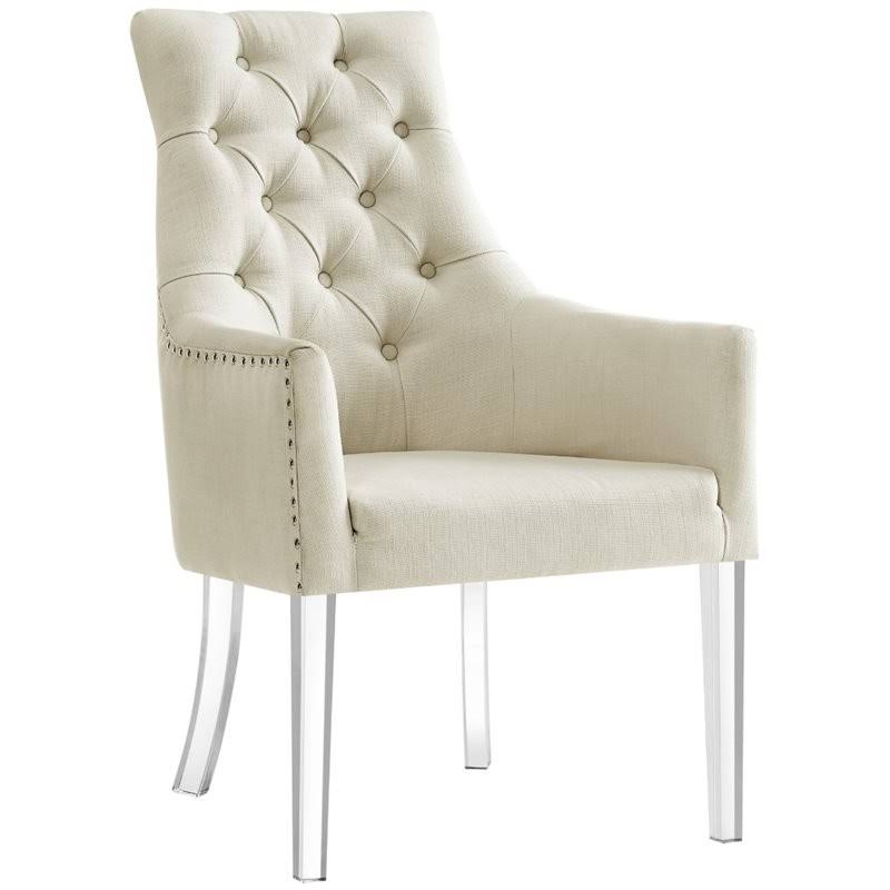 Cream White Dining Chair Set of 2 M493