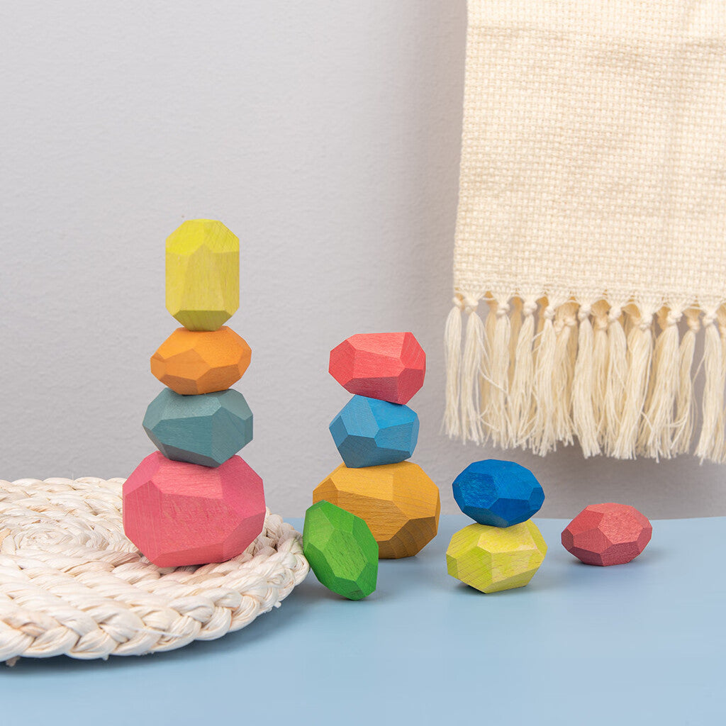 Creative Stacking Wooden Stone Building Block Toy P303743