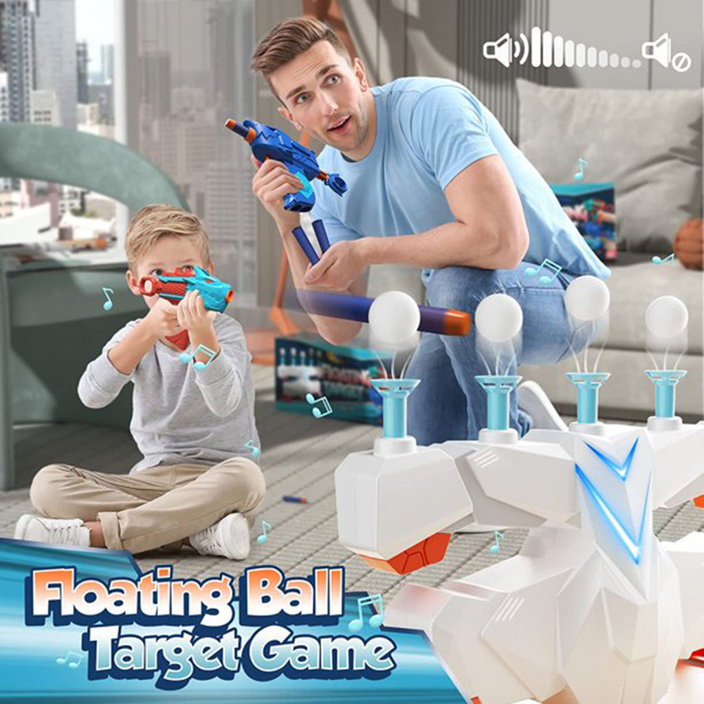 Floating Ball Targets with 2 Foam Shooting Guns Toy Game Set V418757