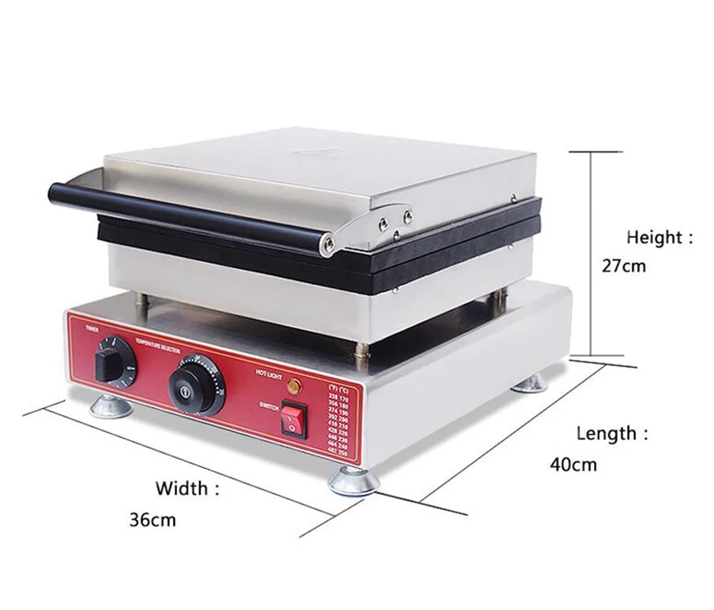 9pcs Square Waffle Maker Machine J4212