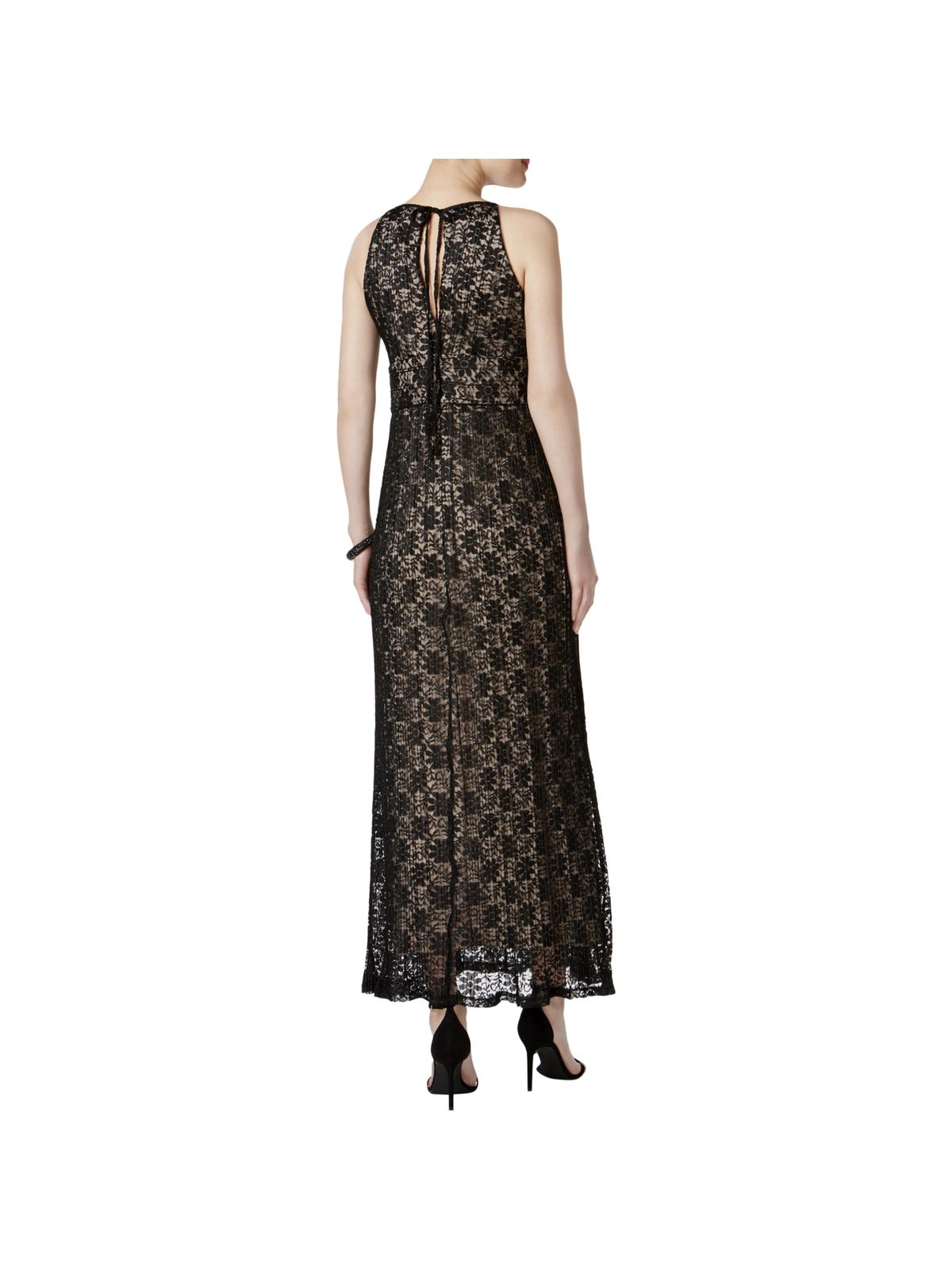 Lace Halter Evening Dress H299657