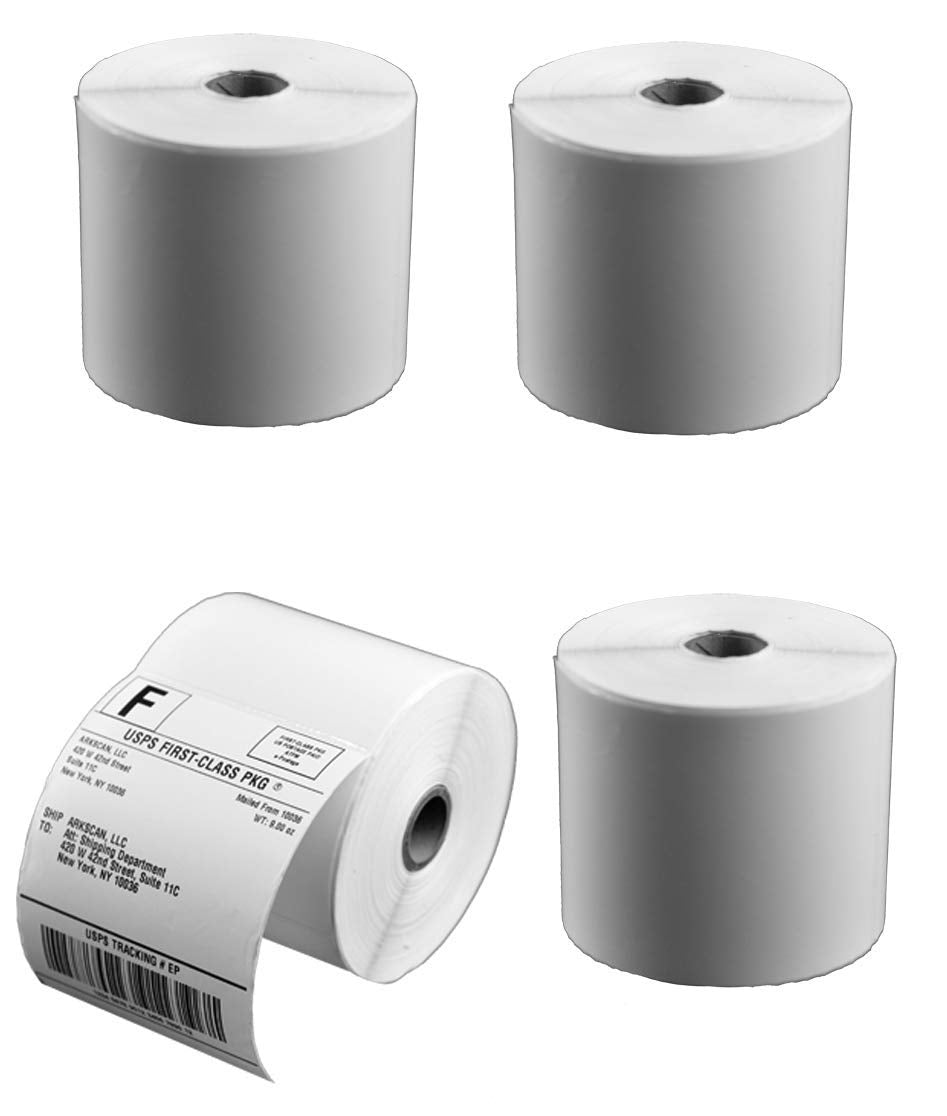 4x6 Shipping Label, Direct Thermal, White, Pack of 2 E90633