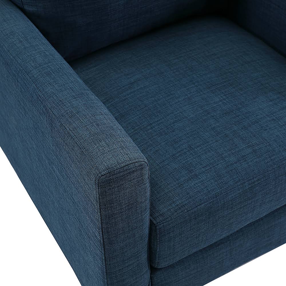 Navy Blue Linen Accent Chair D11007