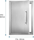 Stainless Steel Outdoor Kitchen Door 17 W X 24 H G573