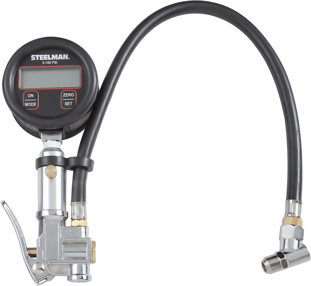 Digital Gauge Tire Inflator, 0-100 psi, LCD Screen T36345