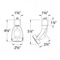 One Light H Track Head Black H5926
