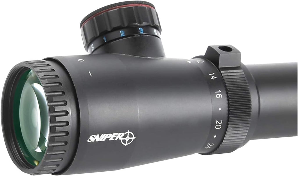 6-24x50 Second Focal Plane Rifle Scope 30mm Tube Illuminated Reticle H21107