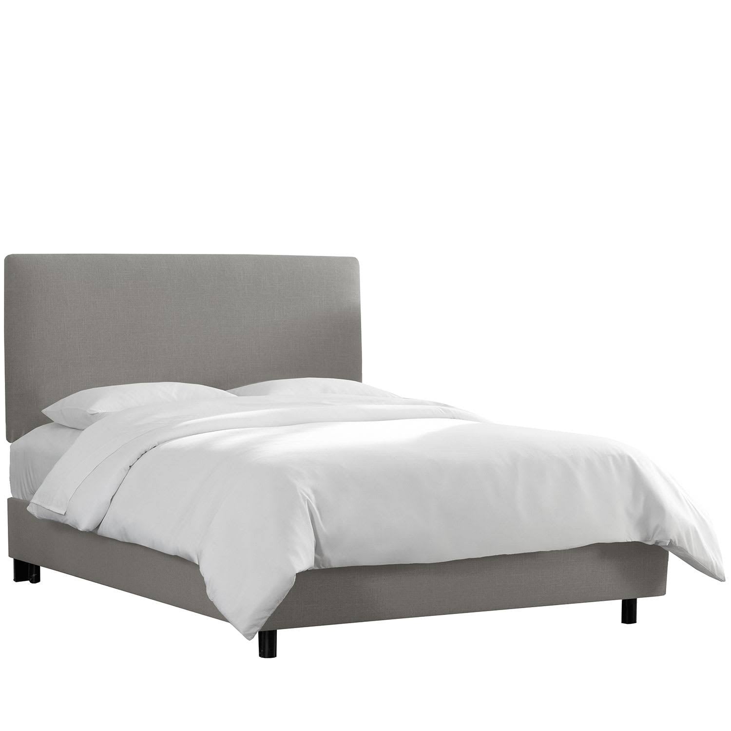 Navy Blue Full Microsuede Bed F309
