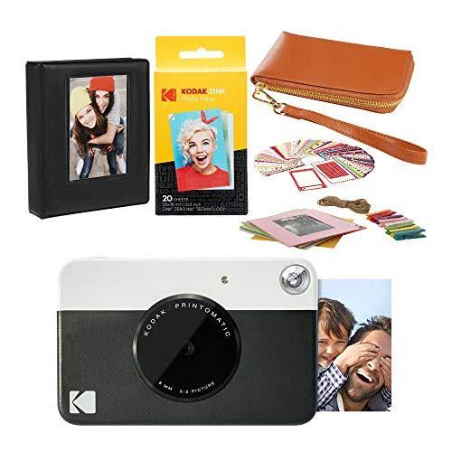 Grey Instant Print Camera Travel Case Bundle W395