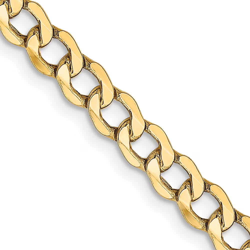 10 Karat Yellow Gold 18-inch Curb Link Chain J288