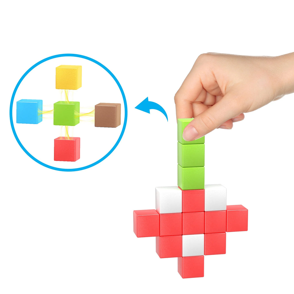 102pcs Magnetic Puzzle Cube Sensory Toys F19647
